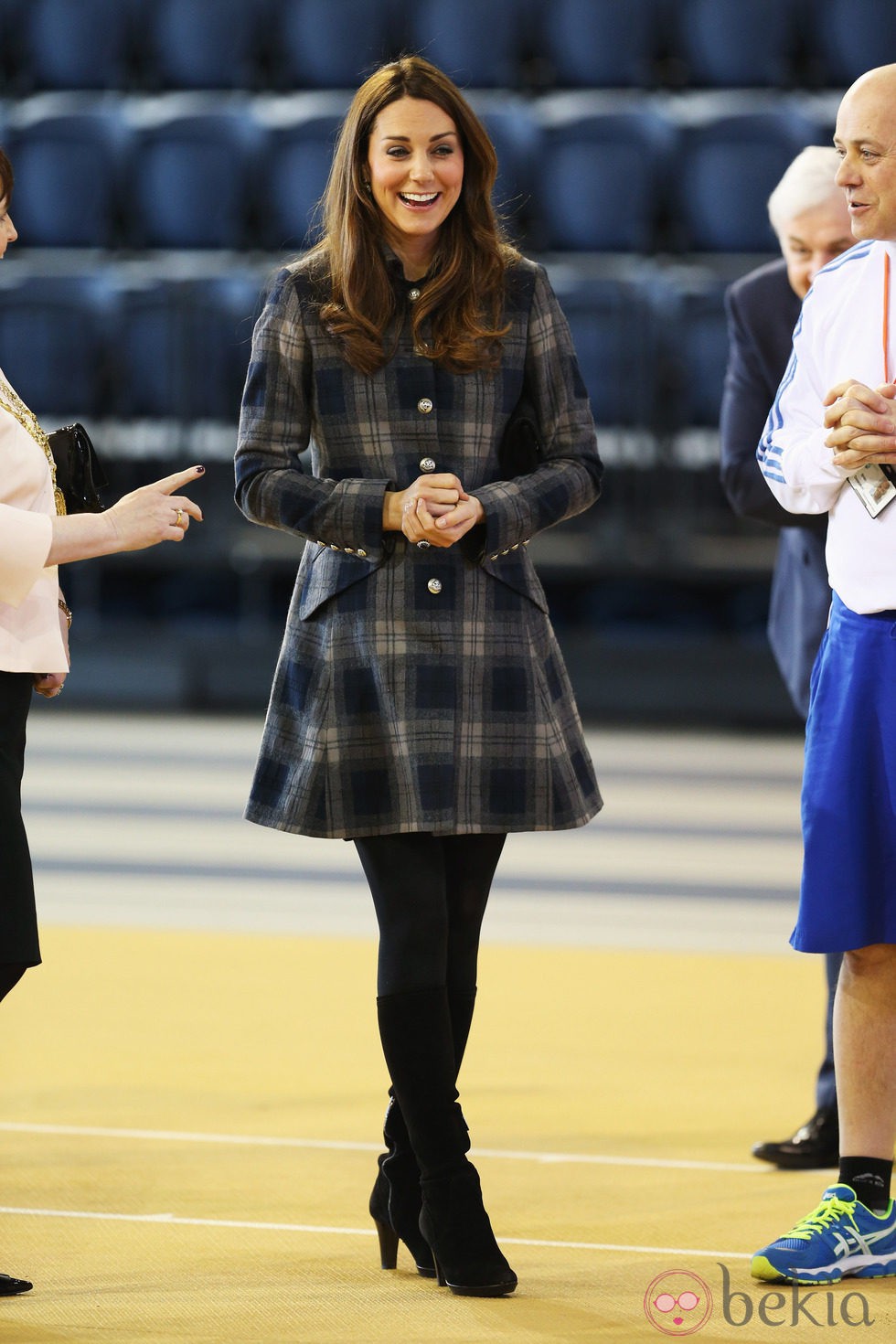 Kate Middleton durante su visita a Glasgow