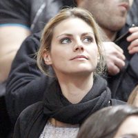 Amaia Salamanca en un partido de baloncesto del Real Madrid