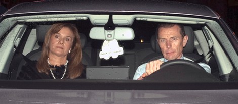 Emilio Butragueño y su mujer Sonia en el 50 cumpleaños de Cayetano Martínez de Irujo