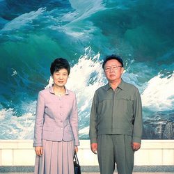 Park Geun-hye y Kim Jong-Il