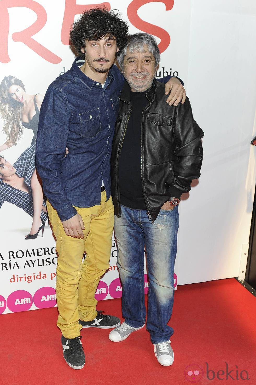 Antonio Pagudo y Ricardo Arroyo en el estreno de 'Tres'