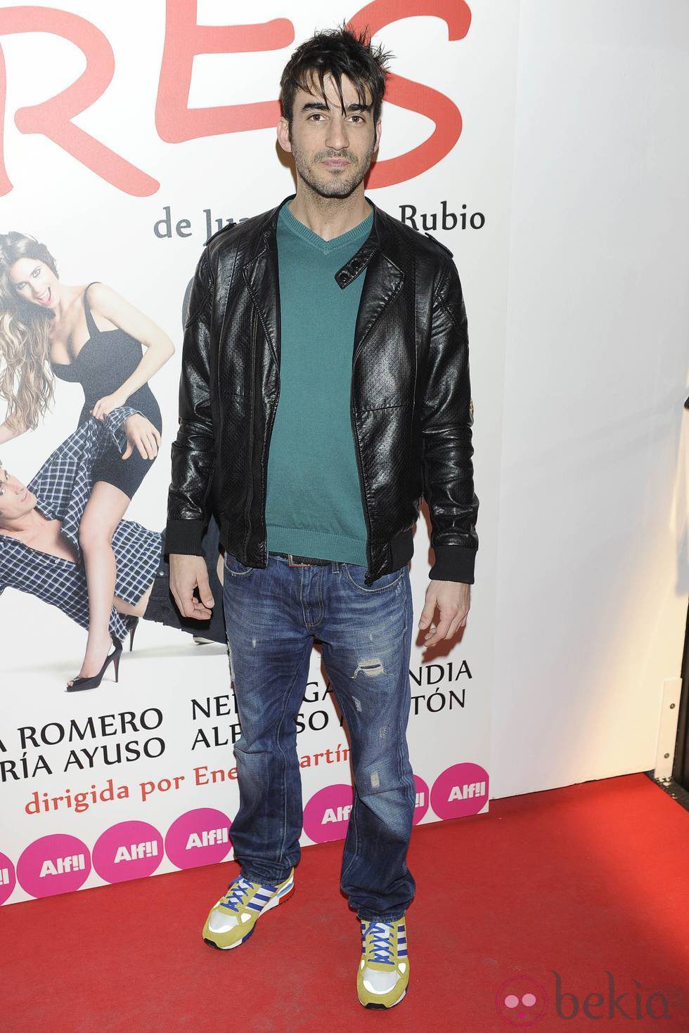 Israel Rodríguez en el estreno de 'Tres'