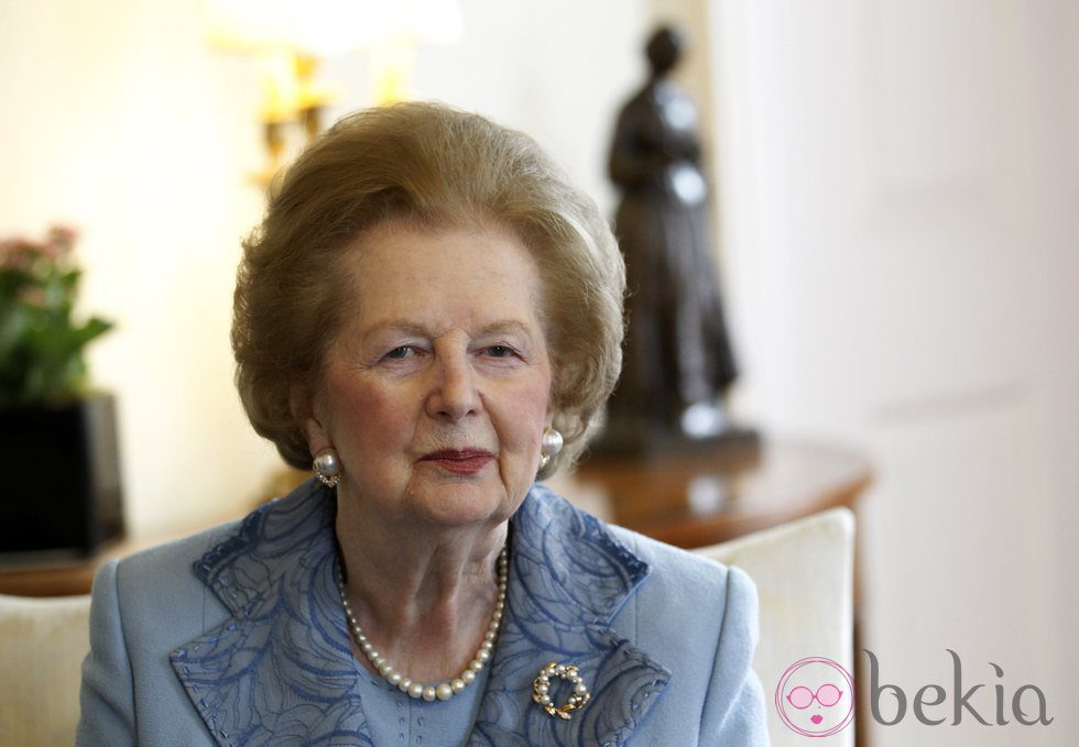 La exprimera ministra de Reino Unido Margaret Thatcher