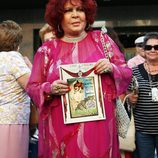 Sara Montiel en el reestreno de 'La violetera'