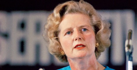 Margaret Thatcher en un discurso de 1975