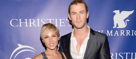 Chris Hemsworth y Elsa Pataky en la gala Oceana Ball 2013