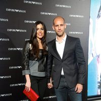 Gonzalo Miró y Ana Isabel Medinabeitia en la inaugruación de una tienda de Armani en Madrid