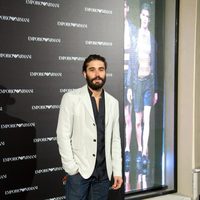 Alex García en la inauguración de una tienda de Armani en Madrid