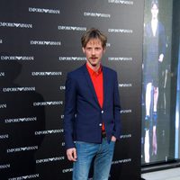 Eloy Azorín en la inauguración de una tienda de Armani en Madrid