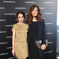 Roberta Armani y Verónica Echegui en la inauguración de una tienda de Armani en Madrid