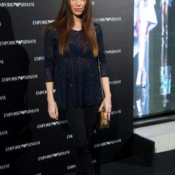 Nerea Garmendia en la inauguración de una tienda de Armani en Madrid