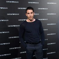 Miguel Ángel Silvestre en la inauguración de una tienda de Armani en Madrid