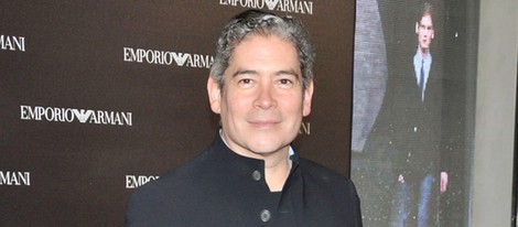 Boris Izaguirre en la inauguración de una tienda de Armani en Madrid