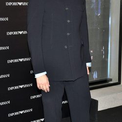 Boris Izaguirre en la inauguración de una tienda de Armani en Madrid