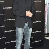 Diego Simeone en la inauguración de una tienda de Armani en Madrid