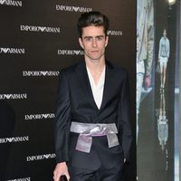 Pelayo Diaz Zapico en la inauguración de una tienda de Armani en Madrid