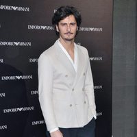 Antonio Pagudo en la inauguración de una tienda de Armani en Madrid