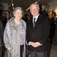 María Galiana y Juan Echanove en la presentación del libro de Espartaco