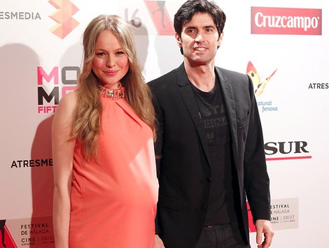 Esmeralda Moya y Carlos García en la presentación del Festival de Málaga 2013