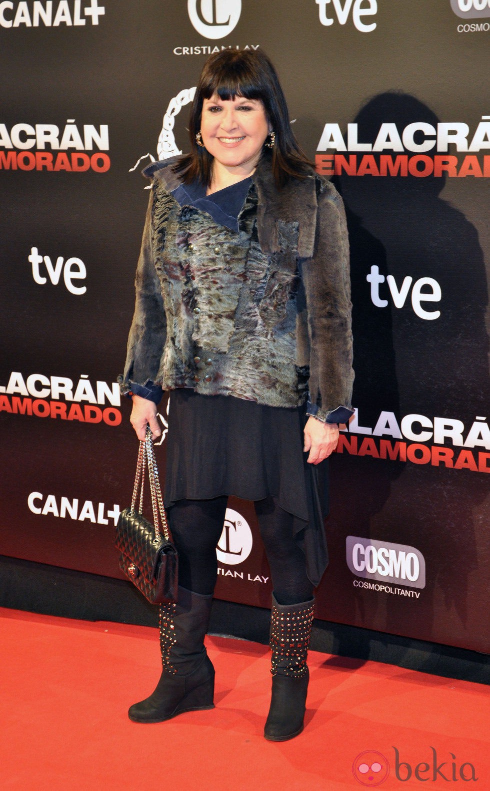 Loles León en el estreno de 'Alacrán enamorado' en Madrid