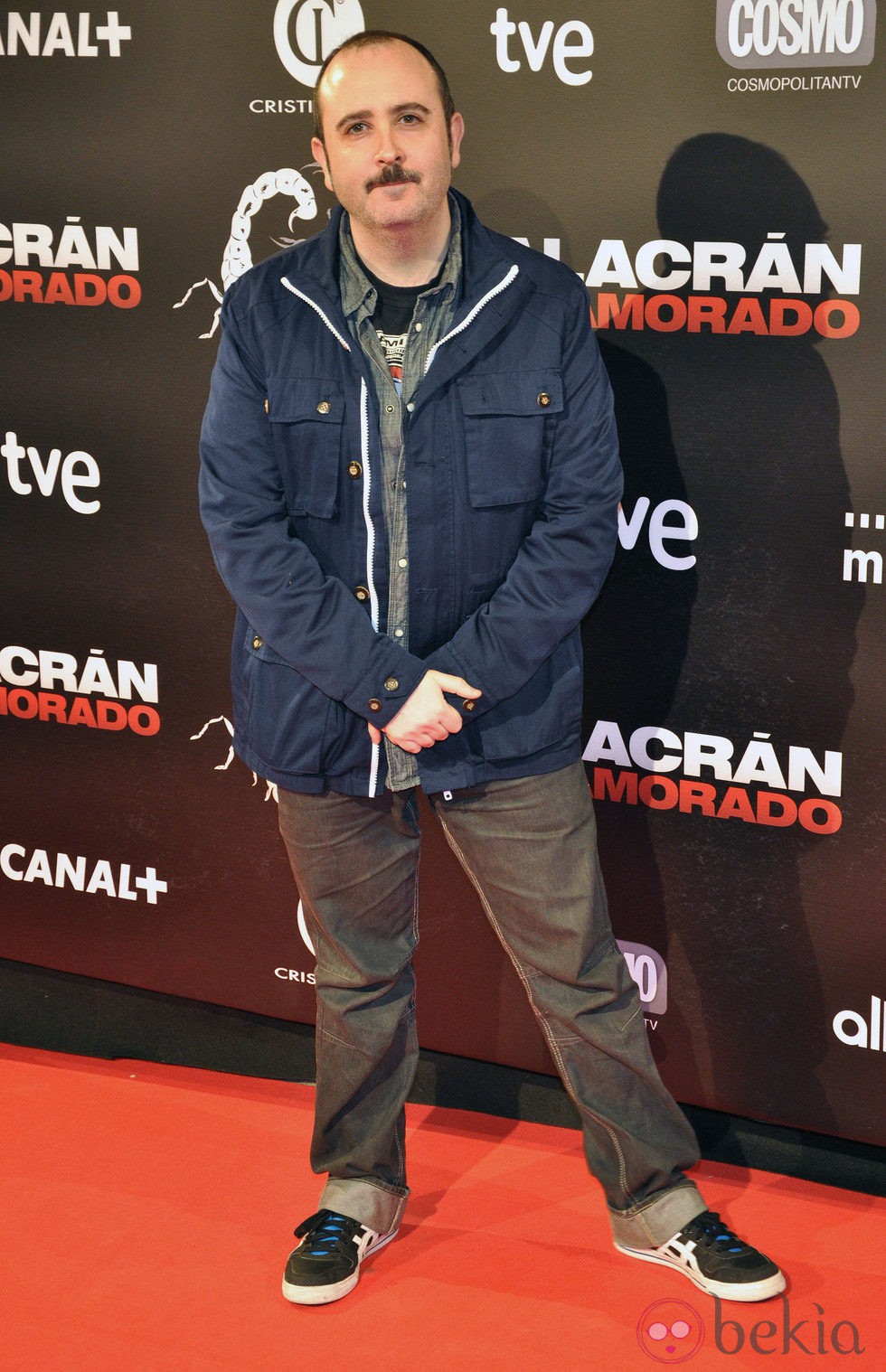 Carlos Areces en el estreno de 'Alacrán enamorado' en Madrid