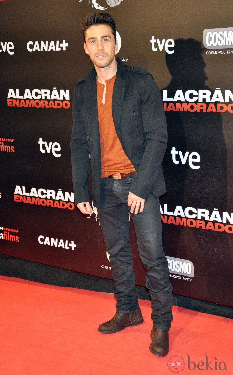 Rubén Sanz en el estreno de 'Alacrán enamorado' en Madrid