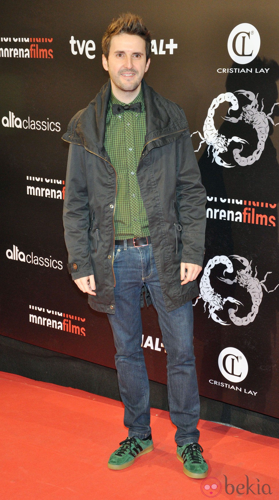 Julián López en el estreno de 'Alacrán enamorado' en Madrid