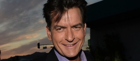 Charlie Sheen en la premiere de 'Scary Movie 5'