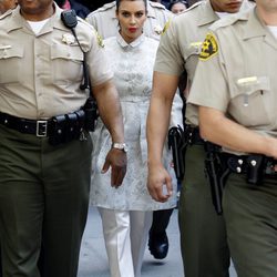 Kim Kardashian abandona un juzgado de Los Angeles