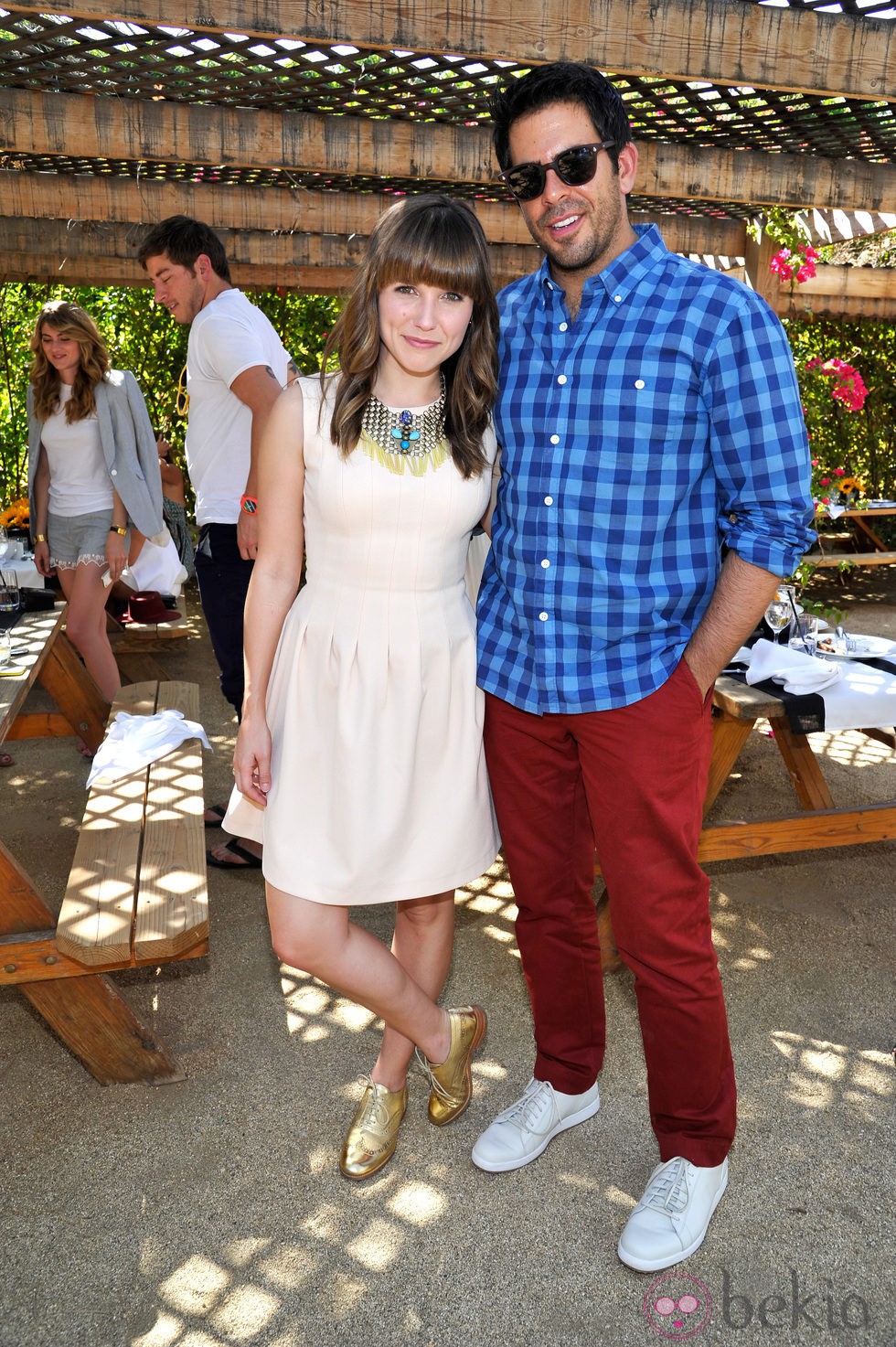 Sophia Bush y Eli Roth en el Festival de Coachella 2013