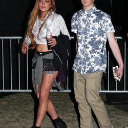 Lindsay Lohan en el Festival de Coachella 2013