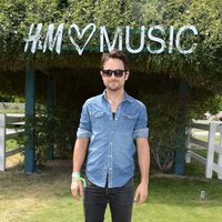 Justin Chatwin en el Festival de Coachella 2013