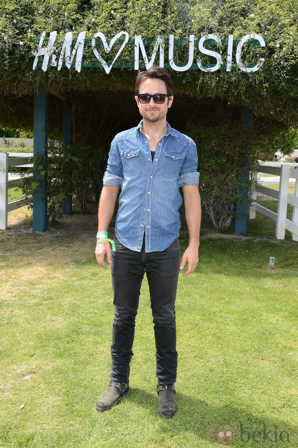 Justin Chatwin en el Festival de Coachella 2013