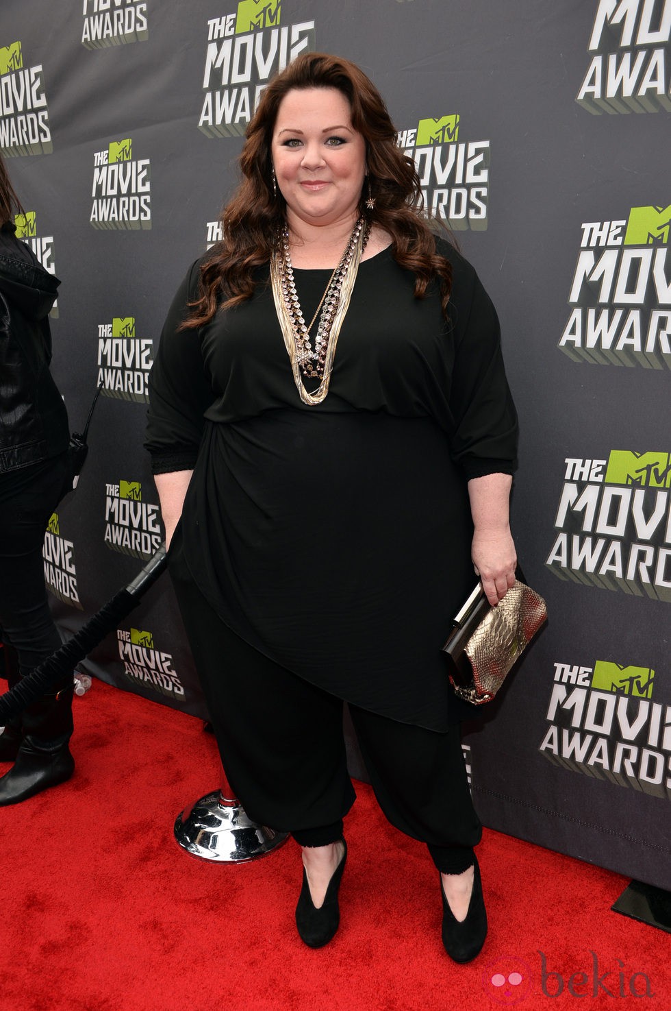 Melissa McCarthy en la alfombra roja de los MTV Movie Awards 2013