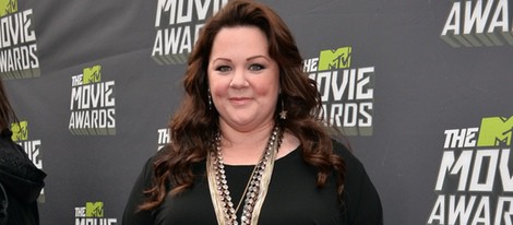 Melissa McCarthy en la alfombra roja de los MTV Movie Awards 2013