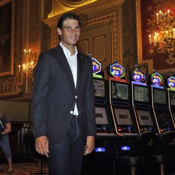 Rafa Nadal en el casino de Monte-Carlo