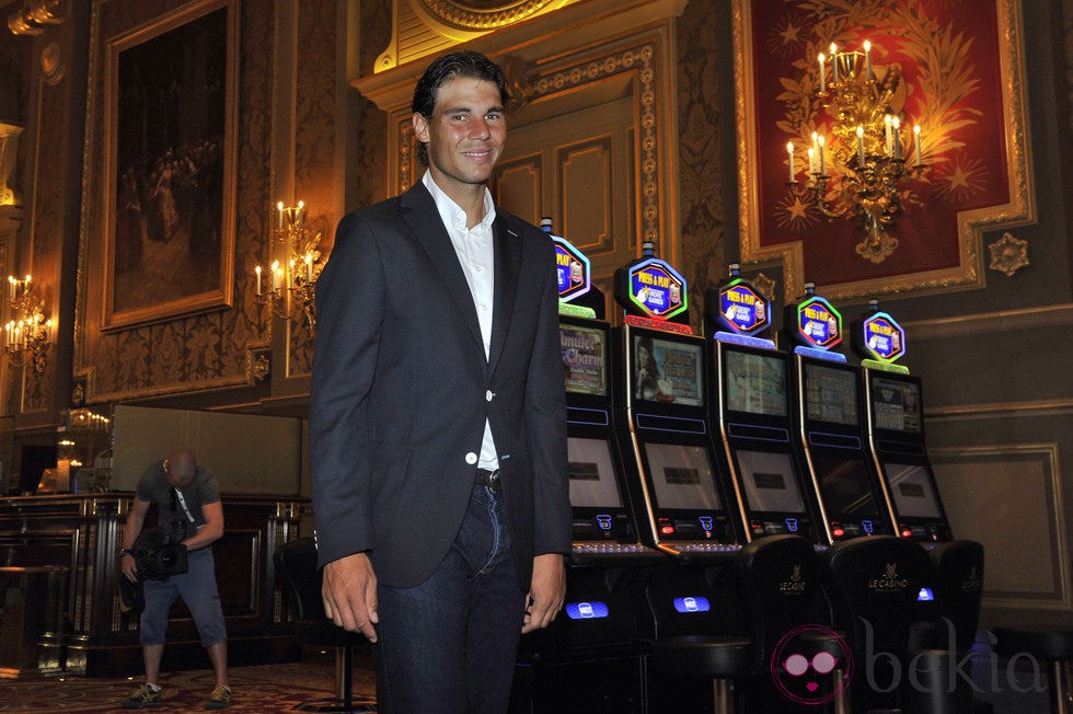 Rafa Nadal en el casino de Monte-Carlo