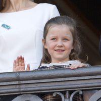 Isabel de Dinamarca en el 73 cumpleaños de la Reina Margarita