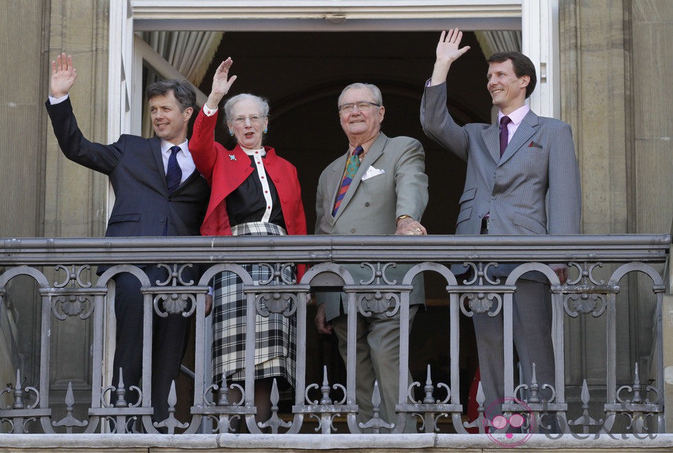 Federico, Margarita, Enrique y Joaquín de Dinamarca celebran el 73 cumpleaños de la Reina Margarita