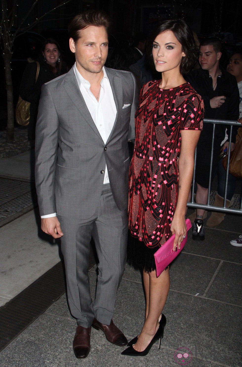 Peter Facinelli y Jaimie Alexander en la premiere de 'Pain and Gain'