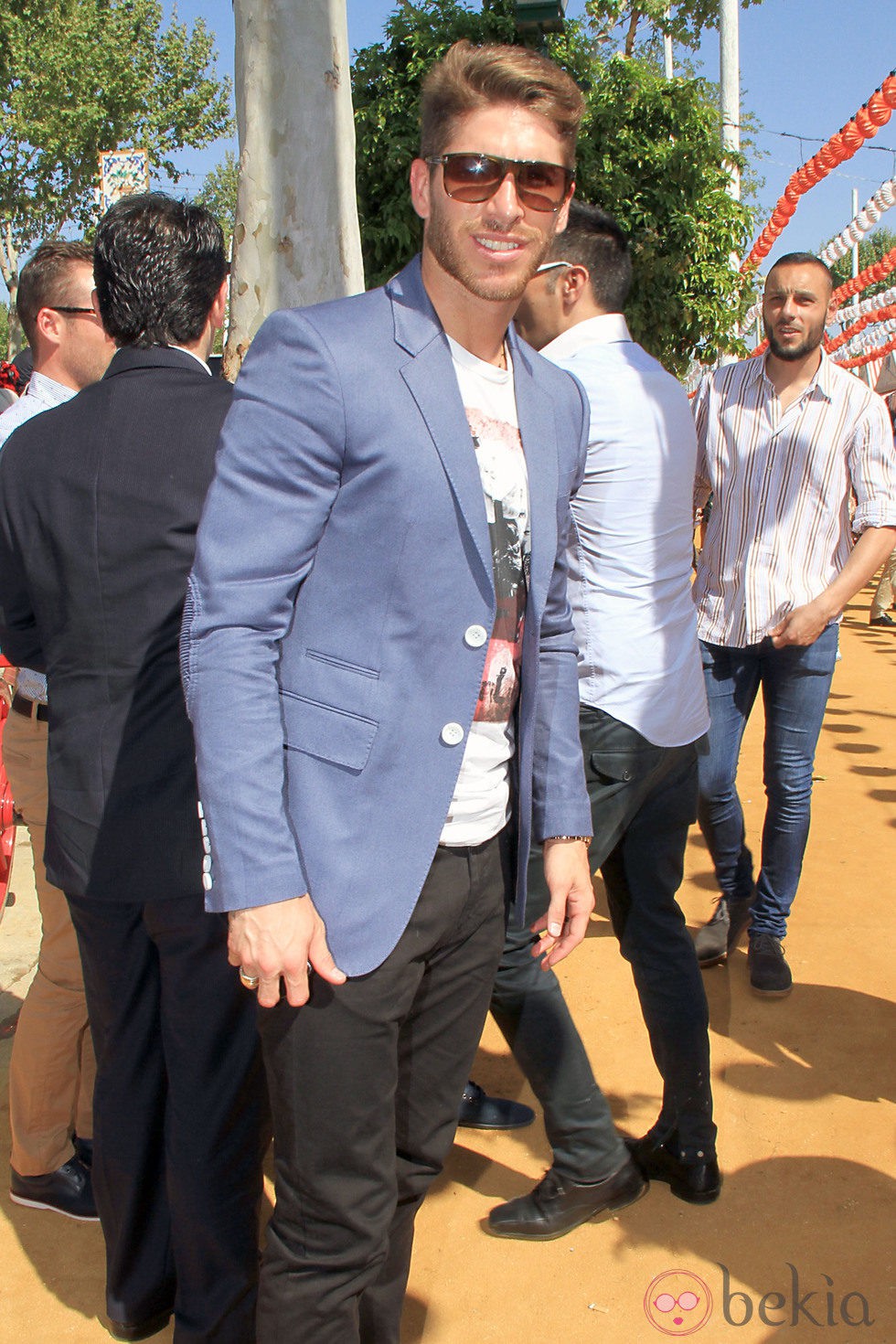 Sergio Ramos en la Feria de Abril 2013