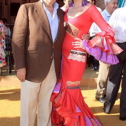 María Jesús Ruiz y José María Gil Silgado en la Feria de Abril 2013