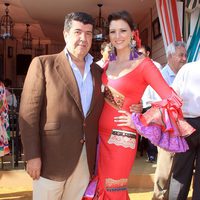 María Jesús Ruiz y José María Gil Silgado en la Feria de Abril 2013