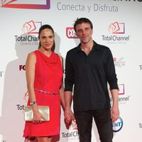 Armando del Río y Laila Alemany en la presentación de Total Channel en Madrid