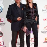 Juan Ramón Lucas y Sandra Ibarra en la presentación de Total Channel en Madrid