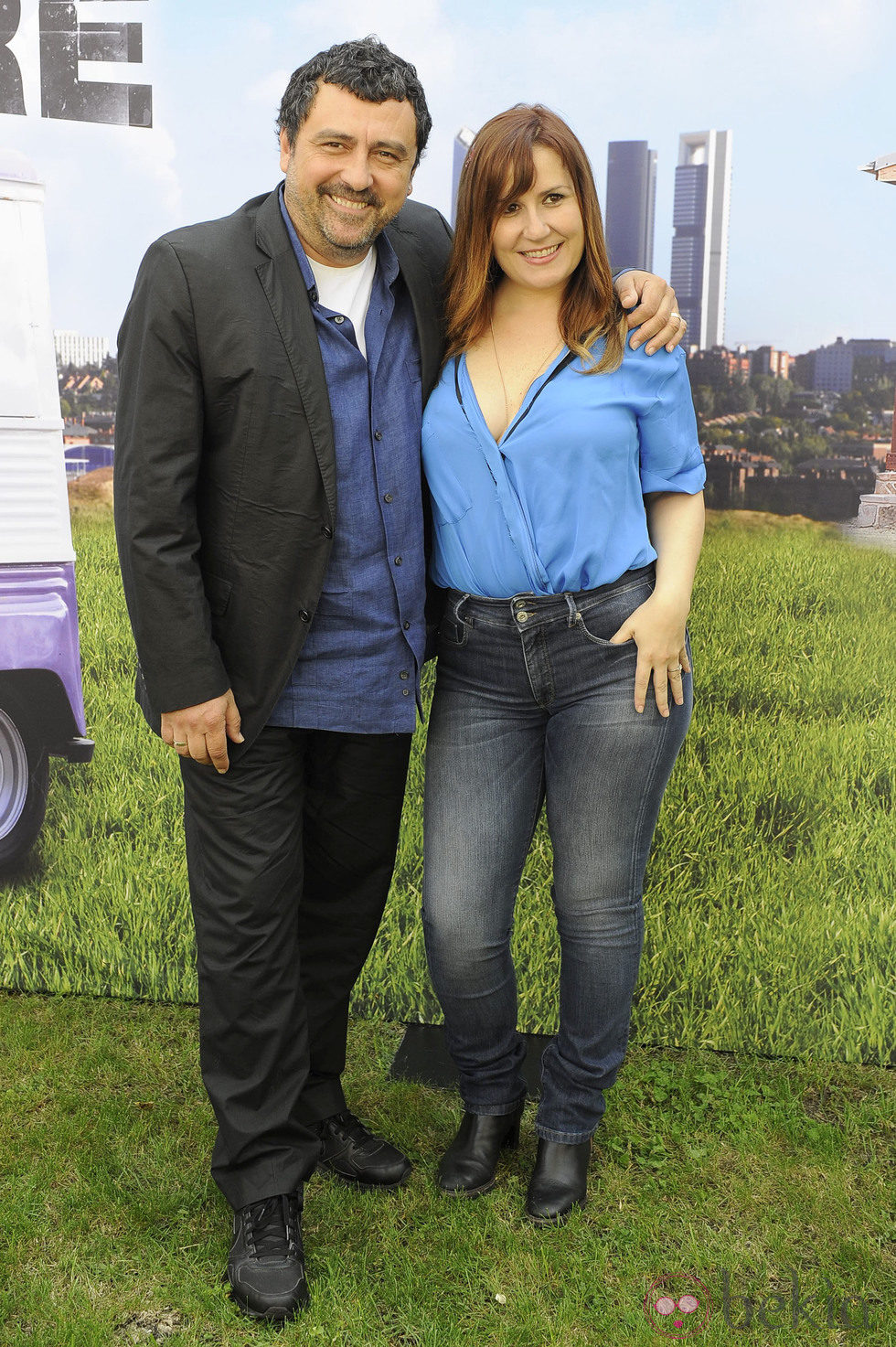 Paco Tous y Natalia Roig en el estreno de la segunda temporada de 'Con el culo al aire'