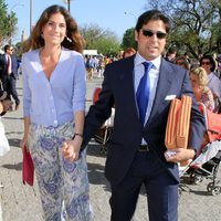 Fran Rivera y Lourdes Montes en los toros en Sevilla