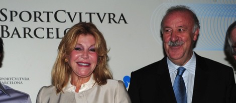 La Baronesa Thyssen y Vicente del Bosque, premiados por Sport Cultura Barcelona