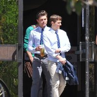 Zac Efron y Dave Franco en el rodaje de 'Townies'