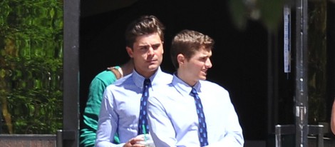 Zac Efron y Dave Franco en el rodaje de 'Townies'